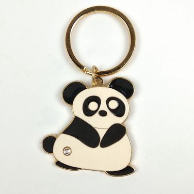 ซื้อ พันธมิตร Panda Element Cute Couple Keychain คาร์ตูนโลหะ Keychains บุคคลบุคคล การผลิตออนไลน์