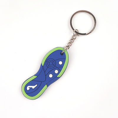 ซื้อ OEM ปรับแต่ง 3D PVC ยาง Keychain Keyrings กับโลโก้ 2 ด้านสําหรับการตลาดโปรโมชั่นของขวัญ การผลิตออนไลน์