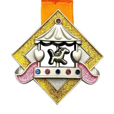 ซื้อ รางวัล 10KM Glitter Kids Virtual Running Finisher การผลิตออนไลน์