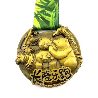 ซื้อ เนื้อที่แข็งแรง ทองโบราณ เหรียญแข่งขันส่วนบุคคล Joyrun วิ่งสัตว์ การผลิตออนไลน์