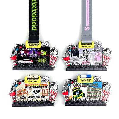 ซื้อ UV Printing Fun Running Medals คุณสมบัติดีเยี่ยมของกันน้ําและทนทานการสวมใส่ การผลิตออนไลน์