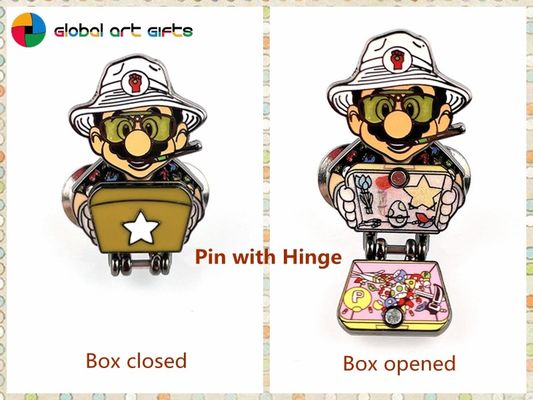ซื้อ ซุปเปอร์ มาริโอ การ์ตูน Adventurer เอกลักษณ์ Hinged Lapel Pin การผลิตออนไลน์