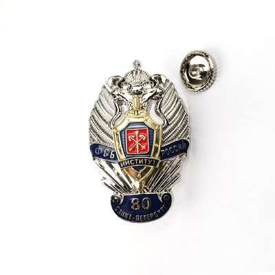 ซื้อ สัญลักษณ์ 3D Pin Badge Cut Out Screw การผลิตที่ทันสมัย การผลิตออนไลน์