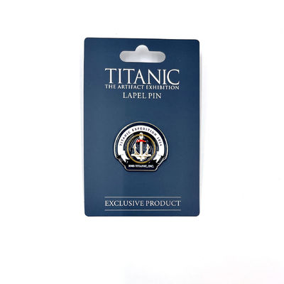 ซื้อ Lapel Pin for Titanic Enthusiasts Customizable Soft Enamel Badge for Movie Themes Free Design Service Availabl การผลิตออนไลน์