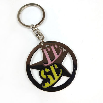 สีโปร่งใส แล็คคาร์ โปรโมชั่น Keychain สดใส Twist สําหรับแบรนด์